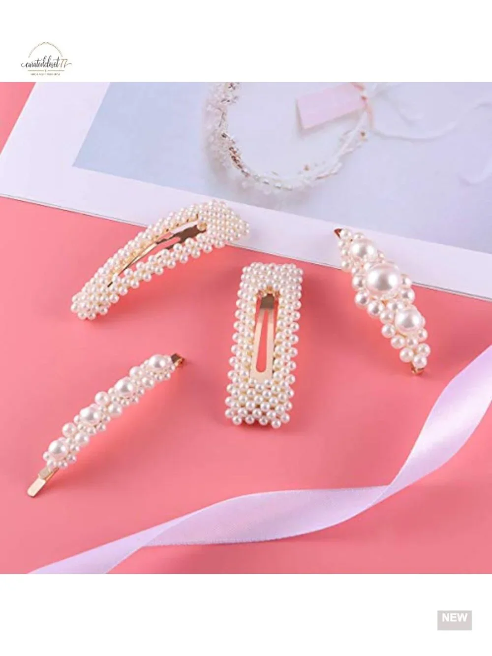 Pearl Snap Hair Clips & Barrettes for Women - Elegant Design